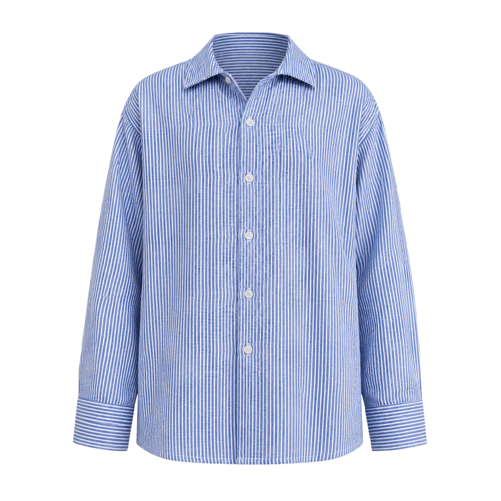 STRIPED LINEN SHIRT