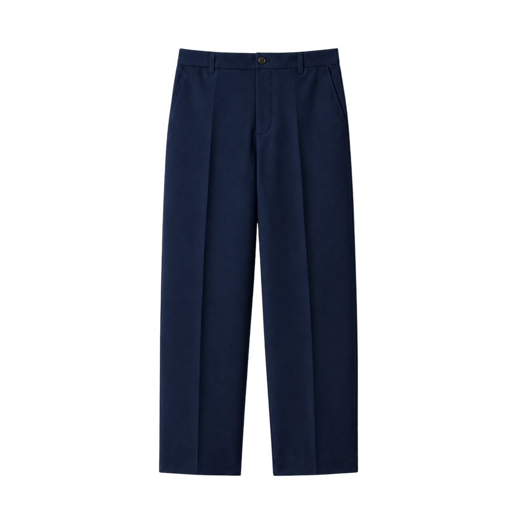 RELAXED STRAIGHT TROUSERS