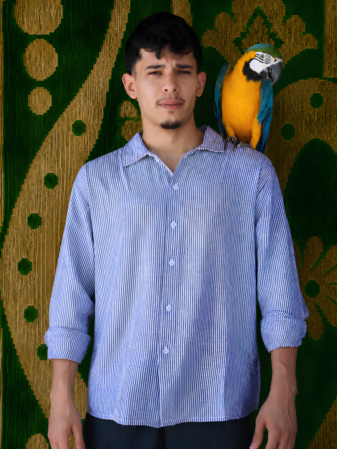 STRIPED LINEN SHIRT