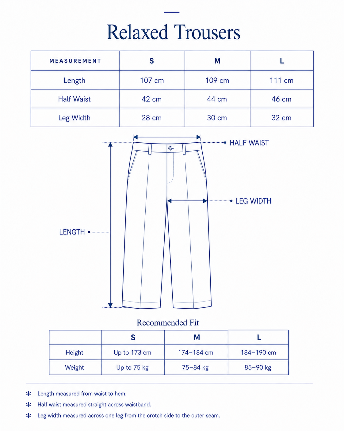 RELAXED STRAIGHT TROUSERS