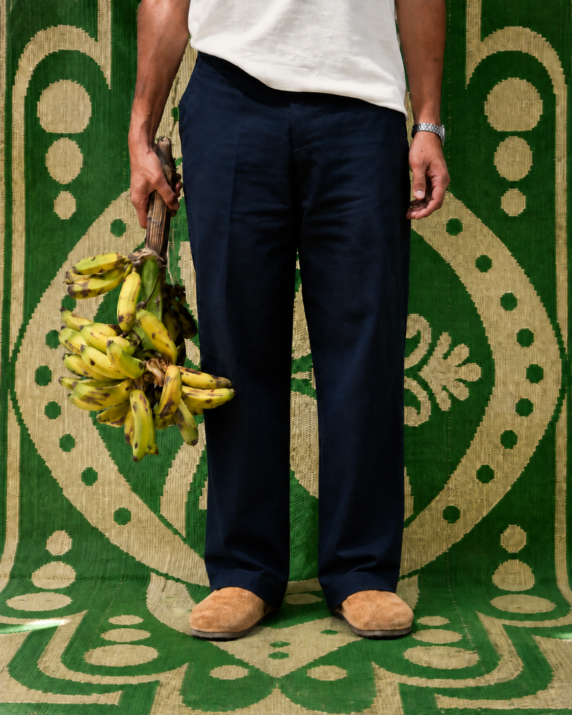 RELAXED STRAIGHT TROUSERS