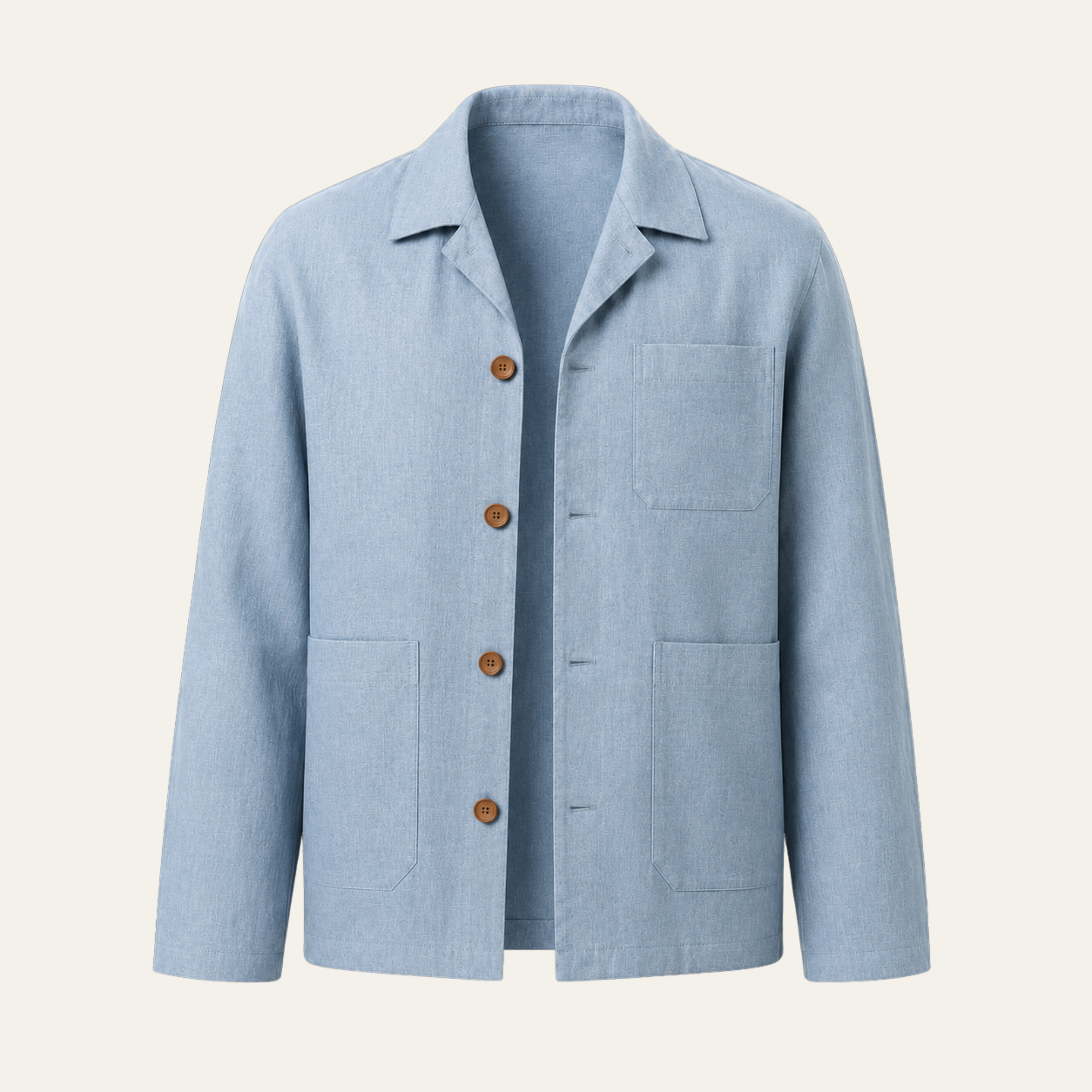 Lightweight Linen Overshirt
